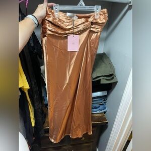 Hello Molly Satin Skirt